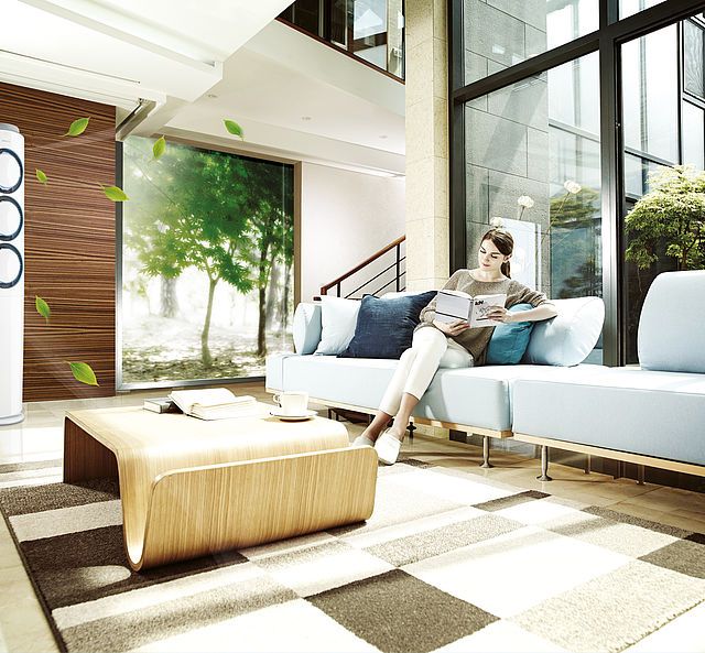 Klimaanlage im Wohnraum