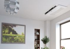 Klimaanlage im Wohnzimmer