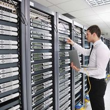 Klimatisierter Serverraum